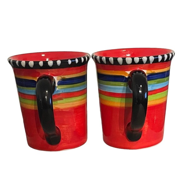 (2) Gibson Elite Pueblo Springs Coffee Mug Pueblo Springs Red Cup Large - Picture 3 of 10